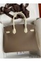 Hermes HSS Birkin 30 Bicolor Bag in Taupe and Craie Epsom Calfskin