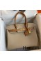 Hermes HSS Birkin 30 Bicolor Bag in Trench and Gold Epsom Calfskin