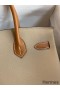 Hermes HSS Birkin 30 Bicolor Bag in Trench and Gold Epsom Calfskin