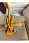 Hermes HSS Birkin 30 Bicolor Bag in Trench and Yellow Epsom Calfskin