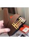 Hermes H Au Carre Belt Buckle & Brown 32mm Strap