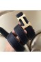 Hermes H Belt Buckle & Black Clemence 32 MM Strap