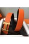 Hermes H Belt Buckle & Orange Epsom 32 MM Strap