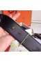 Hermes H Belt Buckle & Orange Epsom 32 MM Strap