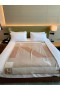 Hermes H Drapeau Blanket in Naturel and Grege Cashmere