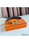 Hermes H Medor Reversible Belt 24MM in Gold Epsom Leather