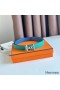 Hermes H Medor Reversible Belt 24MM in Green Epsom Leather