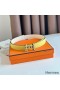 Hermes H Medor Reversible Belt 24MM in White Epsom Leather