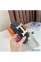 Hermes H Reversible Belt 38MM in Black Epsom Leather