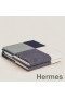Hermes H Riviera Blanket in Marine Wool and Cashmere