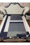 Hermes H Riviera Blanket in Marine Wool and Cashmere