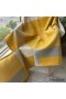 Hermes H Riviera Blanket in Yellow Wool and Cashmere