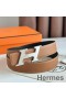 Hermes H Speed Reversible Belt 32MM in Gold Epsom Calfskin