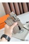 Hermes H Speed Reversible Belt 32MM in Grey Epsom Calfskin