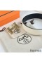 Hermes H Touareg Reversible Belt 32MM in White Epsom Leather