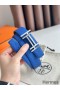 Hermes H au Carre Reversible Belt 32MM in Blue and Black Epsom Leather