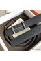 Hermes H d'Ancre Reversible Belt In Black/Ardoise Leather
