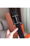 Hermes H d'Ancre Reversible Belt In Brown/Noir Leather
