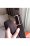 Hermes H d'Ancre Reversible Belt In Cafe/Noir Leather