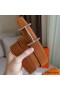 Hermes H d'Ancre Reversible Belt In Gold/Red Epsom Leather