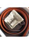 Hermes H d'Ancre Reversible Belt In Orange/Noir Leather