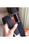 Hermes H d'Ancre Reversible Belt In Sapphire/Ardoise Leather