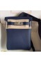 Hermes Hac a Dos PM Backpack in Blue Saphir Clemence Leather