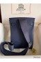 Hermes Hac a Dos PM Backpack in Blue Saphir Clemence Leather