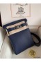 Hermes Hac a Dos PM Backpack in Blue Saphir Clemence Leather