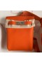 Hermes Hac a Dos PM Backpack in Orange Clemence Leather
