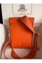 Hermes Hac a Dos PM Backpack in Orange Clemence Leather