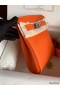 Hermes Hac a Dos PM Backpack in Orange Clemence Leather