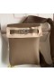 Hermes Hac a Dos PM Backpack in Taupe Clemence Leather