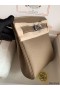Hermes Hac a Dos PM Backpack in Taupe Clemence Leather