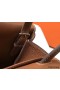 Hermes Halzan 31cm Bag In Gold Clemence Leather