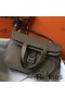Hermes Halzan 31cm Bag In Taupe Clemence Leather