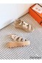 Hermes Havane 30 Sandals in Beige Suede Leather