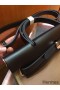 Hermes Herbag Zip 31cm Bag In Black And Taupe