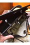 Hermes Herbag Zip 31cm Bag In Black Leather And Toile