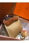 Hermes Herbag Zip 31cm Bag In Brown And Beige