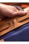 Hermes Herbag Zip 31cm Bag In Brown And Blue