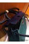 Hermes Herbag Zip 31cm Bag In Navy And Green