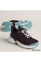 Hermes Heros Sneakers in Black Knit and Black Suede