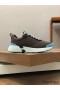 Hermes Heros Sneakers in Black Knit and Black Suede