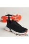 Hermes Heros Sneakers in Black Technical Knit