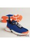 Hermes Heros Sneakers in Blue Technical Knit