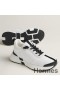 Hermes Heros Sneakers in White Technical Knit