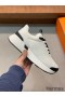 Hermes Heros Sneakers in White Technical Knit
