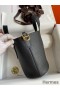 Hermes In The Loop 18 Handmade Bag in Black Clemence Leather