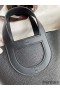 Hermes In The Loop 18 Handmade Bag in Black Clemence Leather